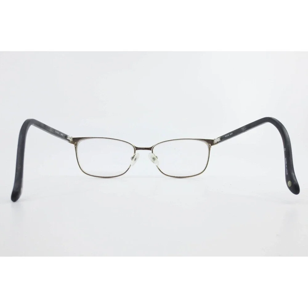 Bulova Narita Black Gold Cat Eye Eyeglasses Frames 53-16-140 Crystal Accents